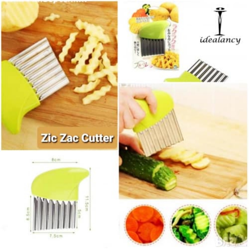 Zig Zag Potato Cucumber Carrot Vegetables Cutter for Salad