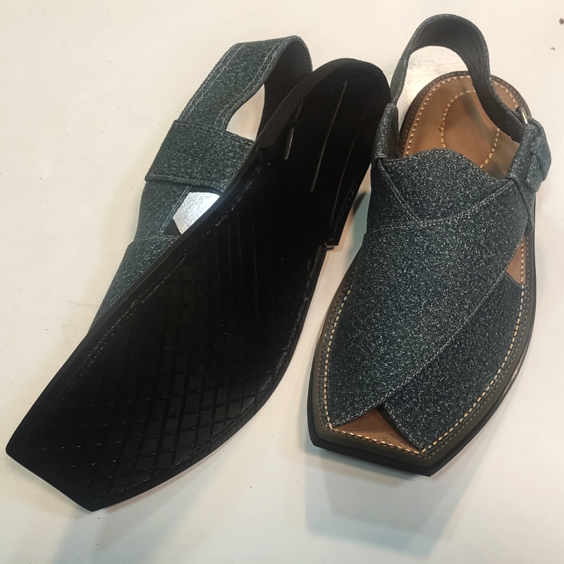 Hand Stitched Urban Stag Zalmi Style Charsadda Chapal CZ505