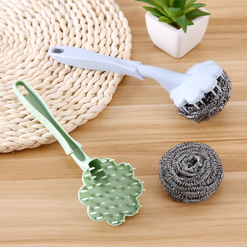 Steel Wool with Handle Cleaner for Kitchen