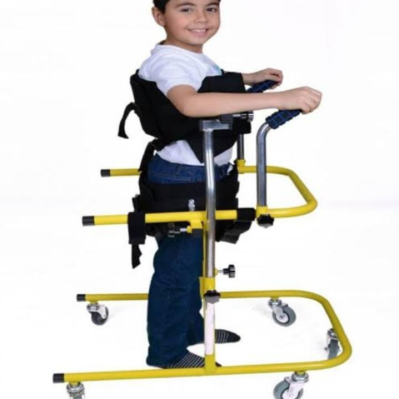 Cerebral palsy with support belts