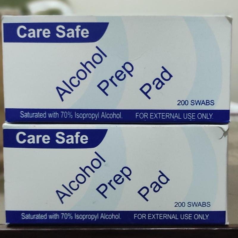Care Safe Prep Pad for Wound cleaning.