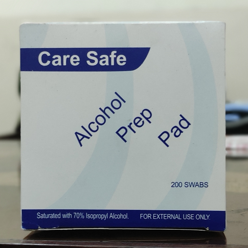 Care Safe Prep Pad for Wound cleaning.