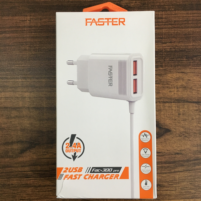 FASTER 2 USB Fast Charger FAC-300 Pro