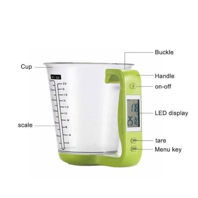 Digital Measuring Cup Jar for Almost Everything in Kitchen