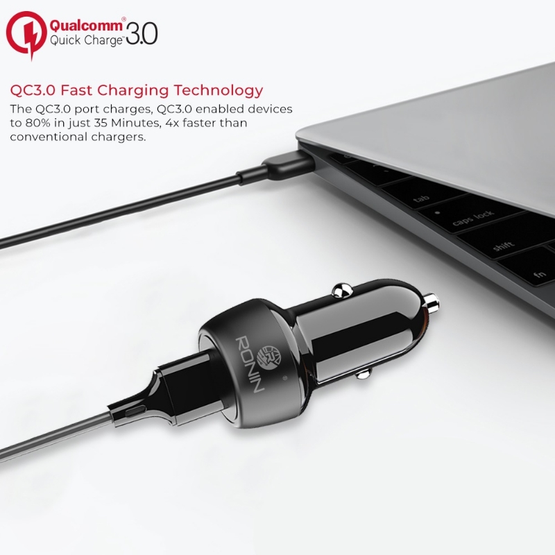 Ronin R-911 3 USB Car charger (3.0A)