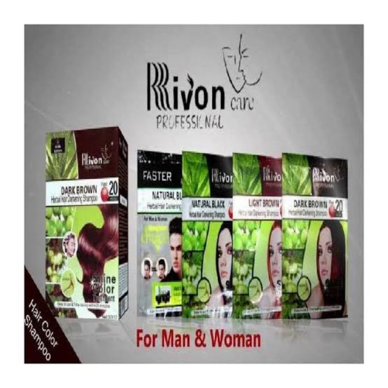 Rivon Hair Shampoo Color 4 Shades available