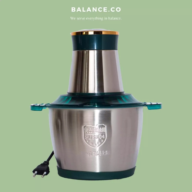 Electric 2 Speeds Meat Vegetables Fruits Ice Chopper Stainless Steel