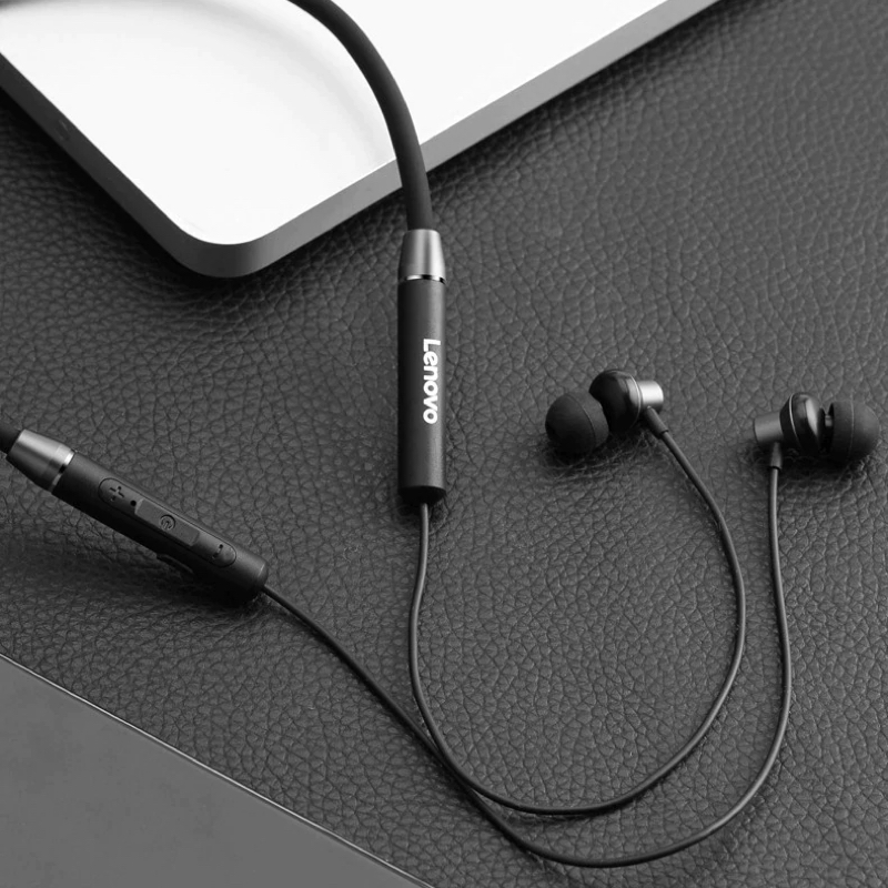 Lenovo HE05 Neckband Bluetooth Headset Black