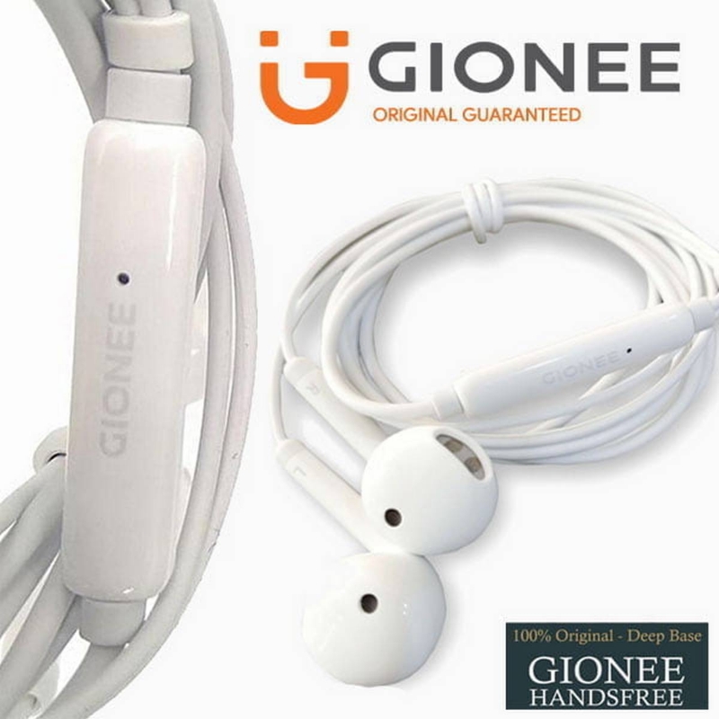 GIONEE Handsfree Earphone Headset Earpods 3.5mm - White ORIGINAL GIONEE HAN