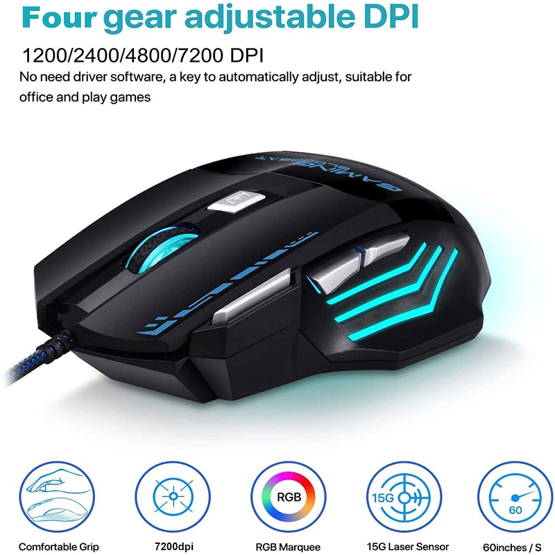 Banda 7D G2 Gaming Wired Mouse 4200 DPI