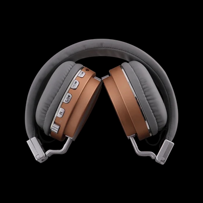 AUDIONIC BLUEBEATS B-888 WIRELESS HEADPHONES BLACK BLUETOOTH COMFORT FIT