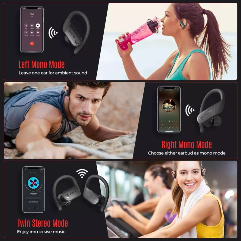 Mpow Flame Lite in Ear Bluetooth Earbuds 30H Playtime/USB-C Charging Case
