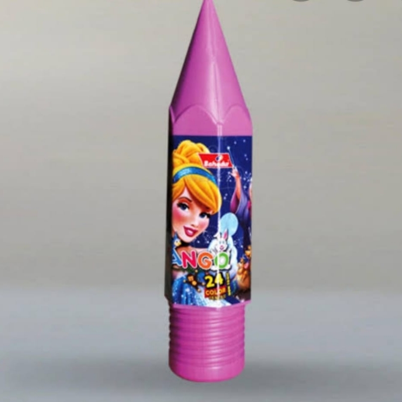 12 Colour Pencils Bottle