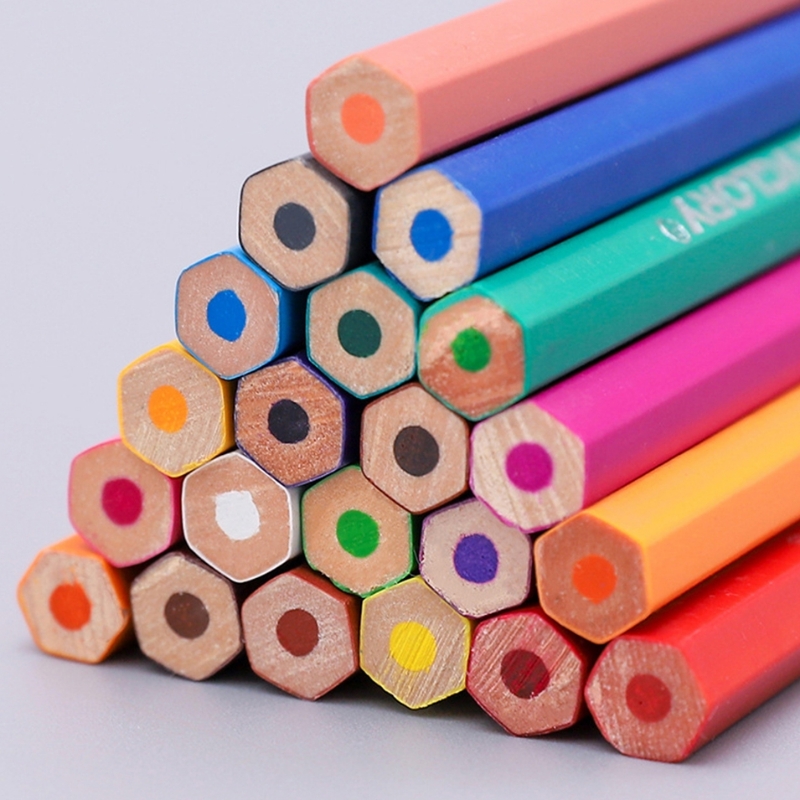 12 Color Pencils = 24 Colors