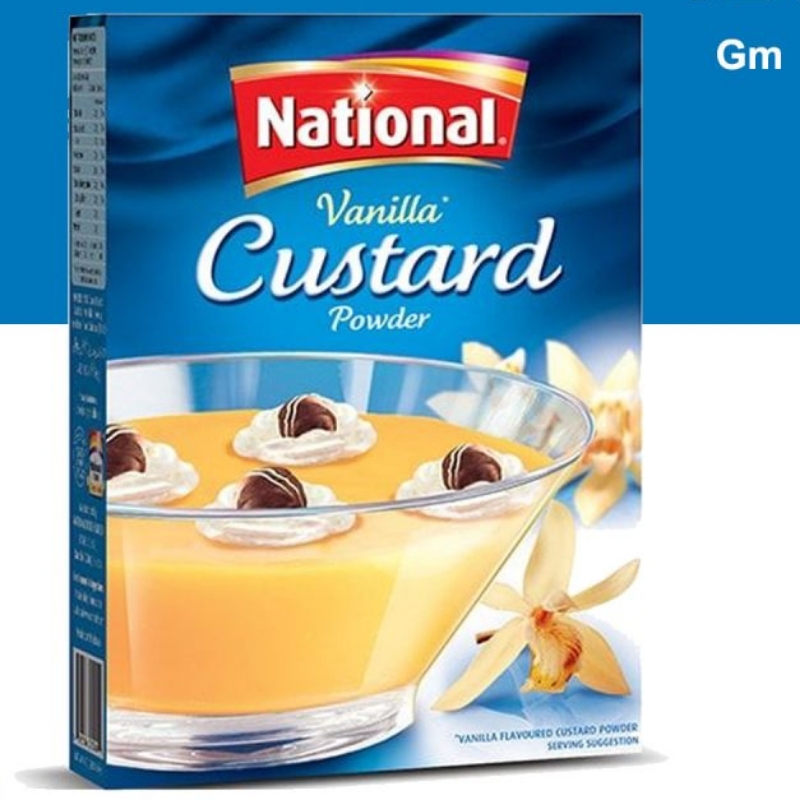 National custard vanilla 120gm