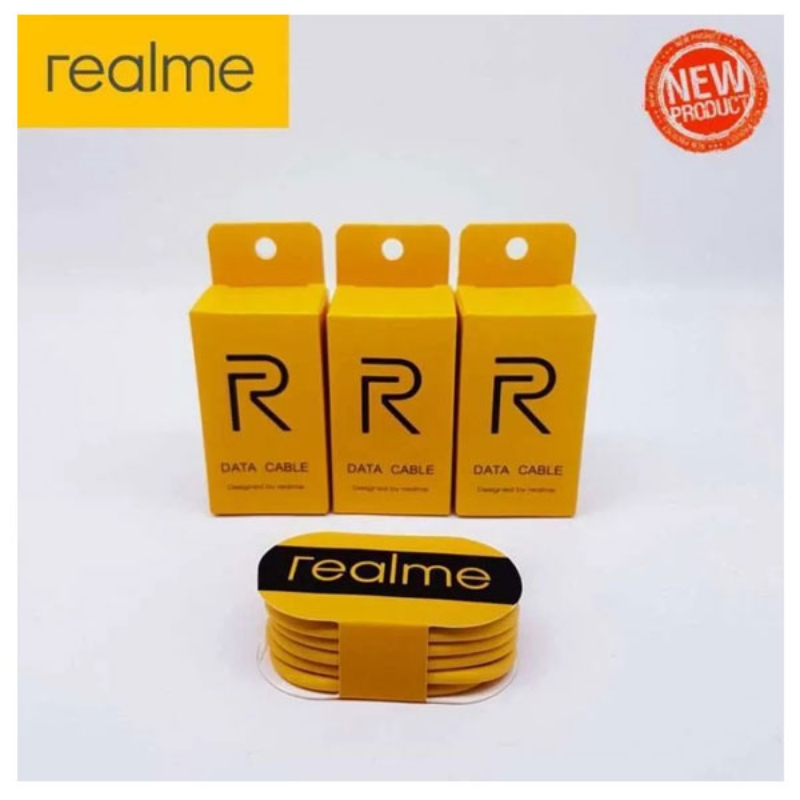 Realme_ Super Fast Data Cable Fast Charging Micro USB Yellow Cable (1M)