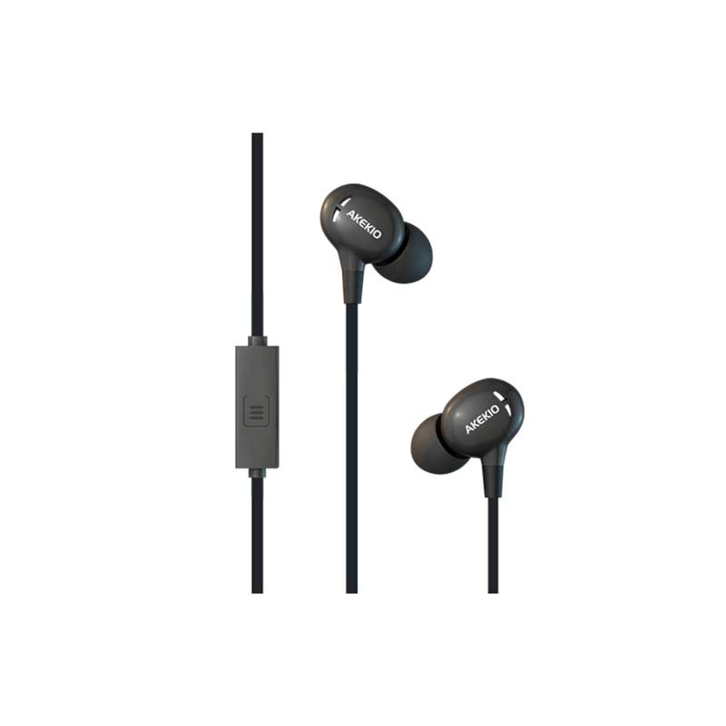 Akekio AE06 In-Ear Stereo Headphones/Handfree for IOS and Android with Nois
