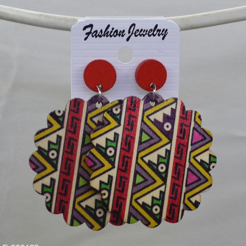 Wooden earrings