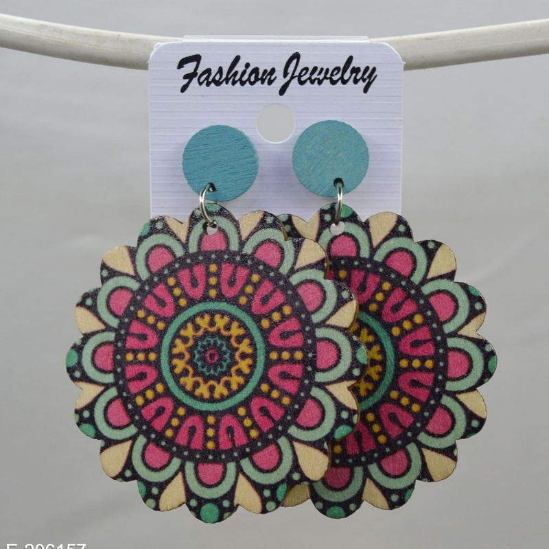 Wooden earrings
