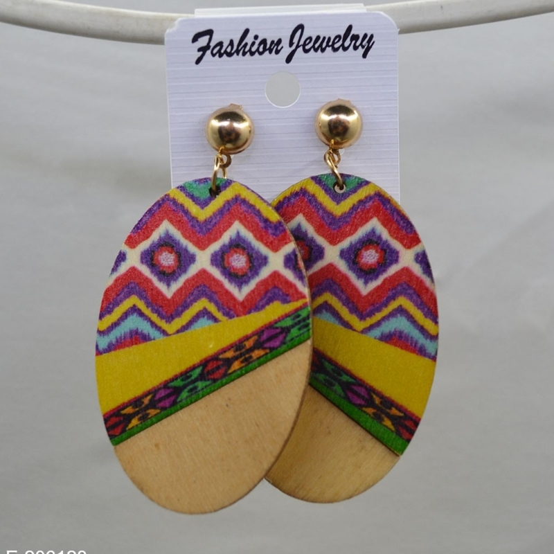 Wooden earrings