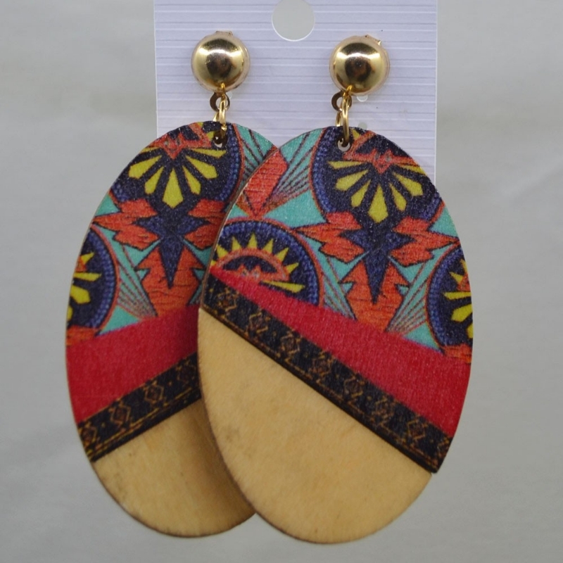 Wooden earrings