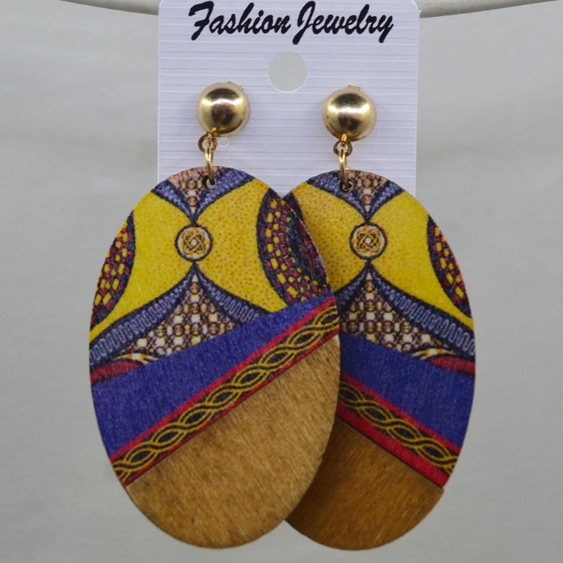 Wooden earrings