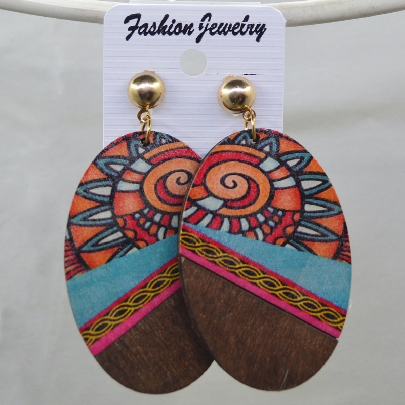 Wooden earrings