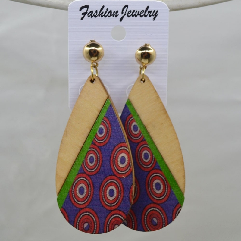 Wooden earrings