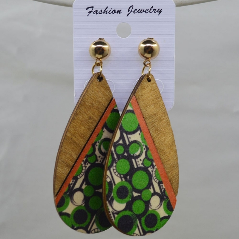 Wooden earrings