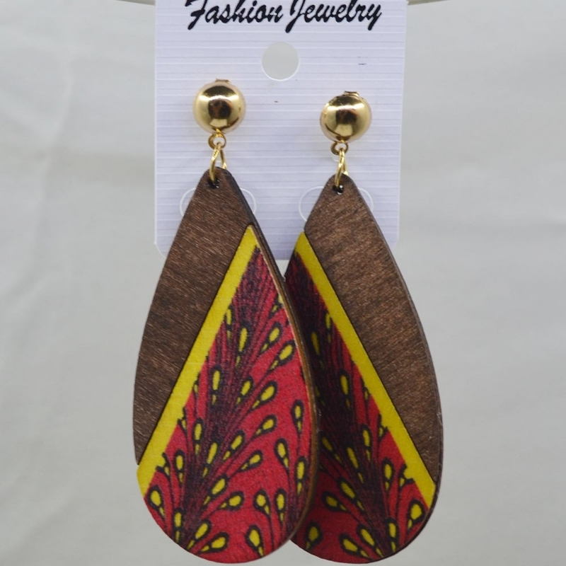 Wooden earrings