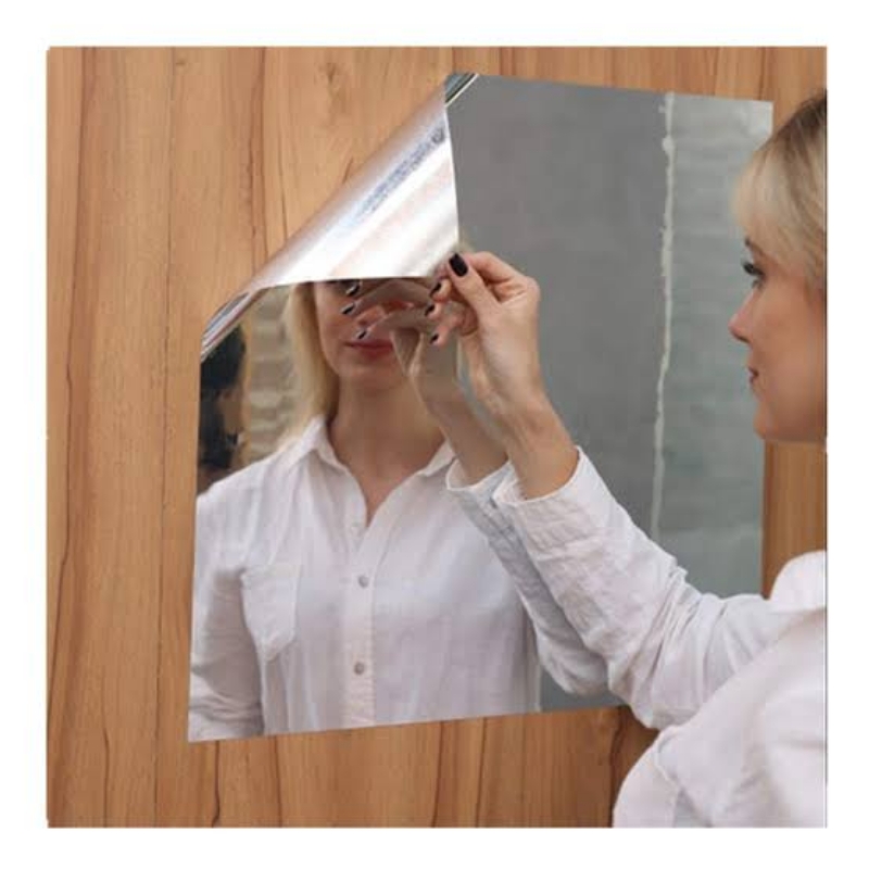 Flexible Self Adhesive Non Glass Mirror Sticker Size 30cm by 40 cm