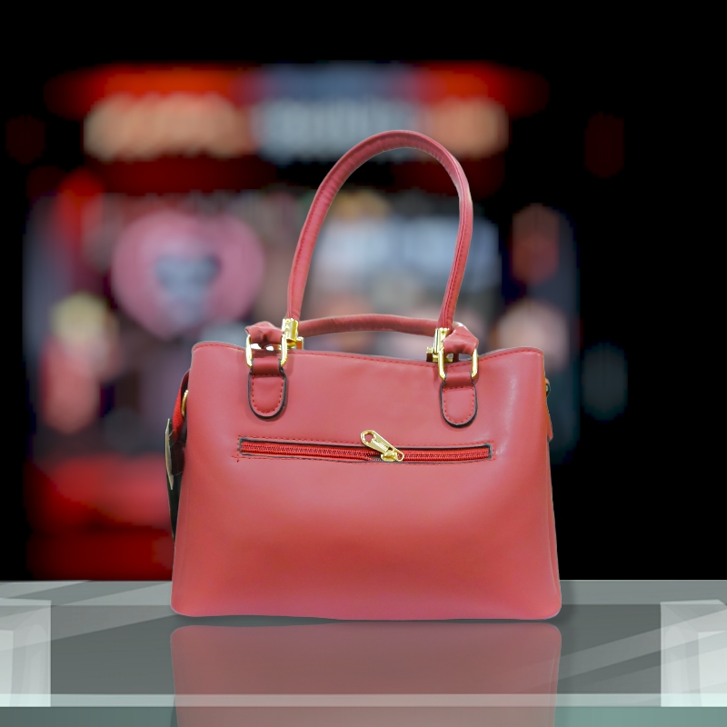 Criss-cross Top Handle Bag