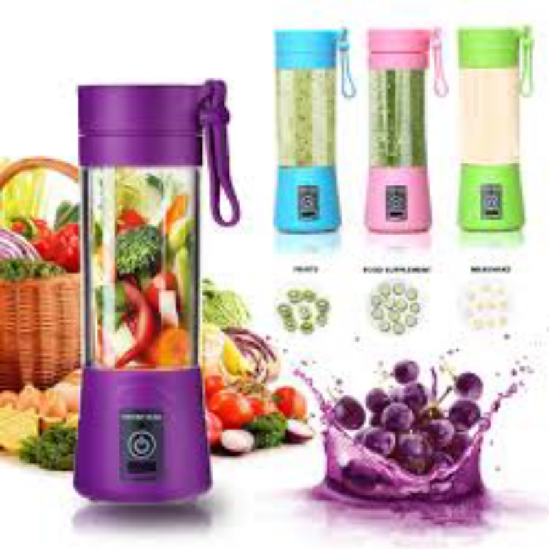 6 Blades Portable Blender Electric Blender Usb Rechargeable Juicer Cup Extr