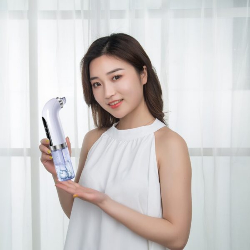 Electric Bubble Blackhead Remover Small Vacuum Suction Acne Extractor Pores