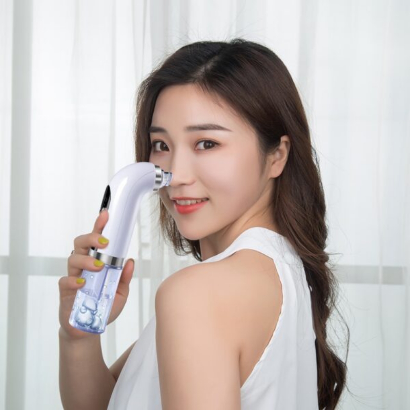 Electric Bubble Blackhead Remover Small Vacuum Suction Acne Extractor Pores