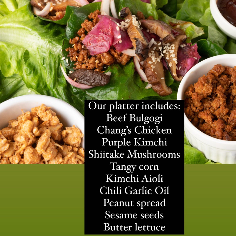Lettuce Wrap Platter (serves 2-3)
