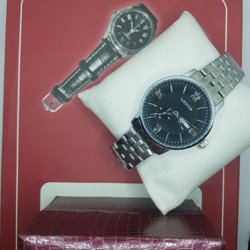 Men Chain Watch Black Analog