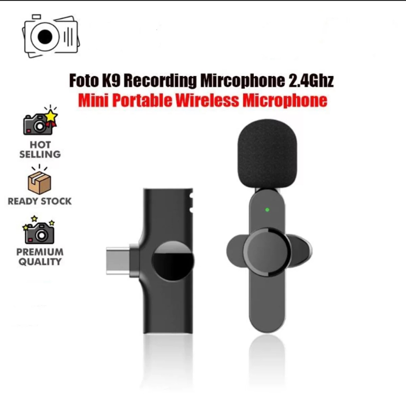 K9 Wireless Microphone for type c Mic