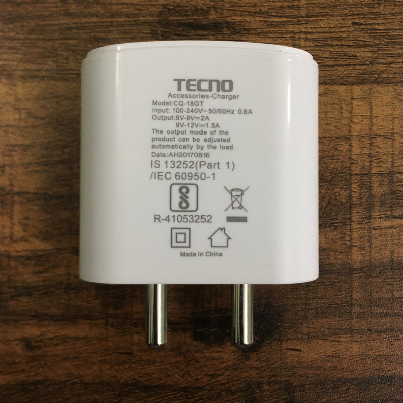 Tecno Original Fast Charger (Adaptor Only)