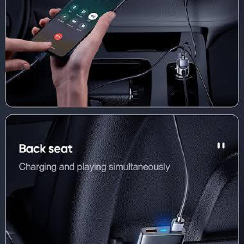 JOYROOM 6.2A Multi 5 Ports USB Smart Car Charger