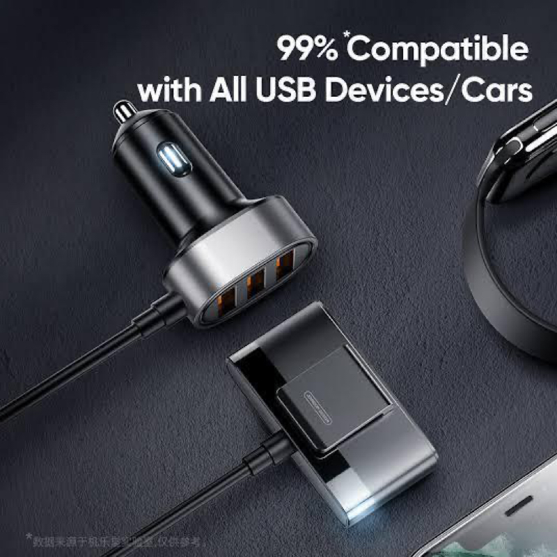 JOYROOM 6.2A Multi 5 Ports USB Smart Car Charger