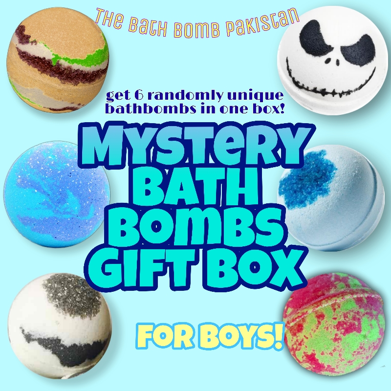 Mystery Bath Bombs Gift Set For Boys!