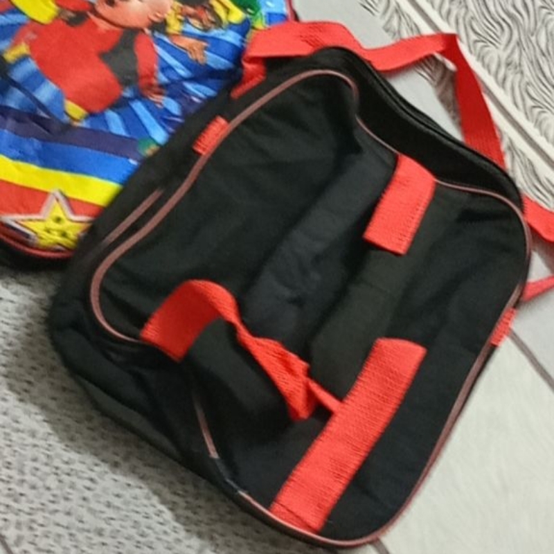Kids School Bag black And Multi Buy 1 Get 1 Free