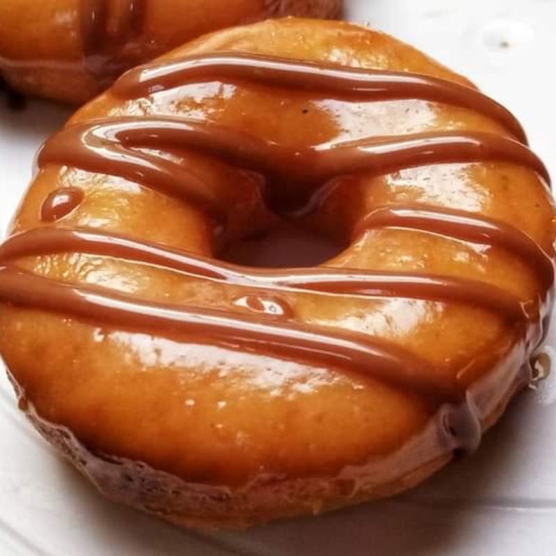Vanilla caramel donut