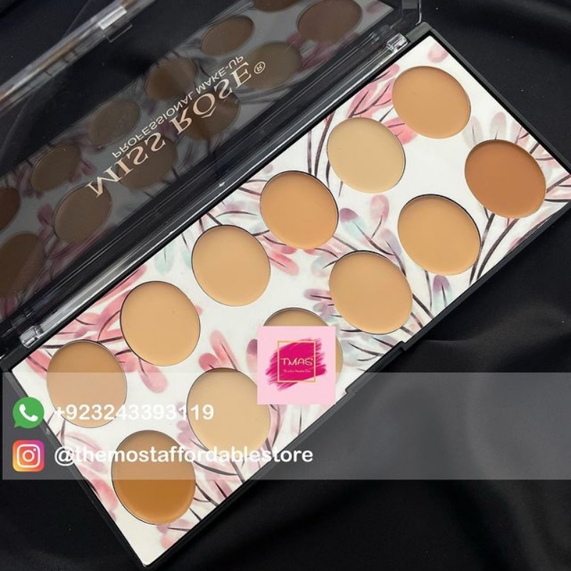 Miss Rose Cream Concealer and Contour Palette