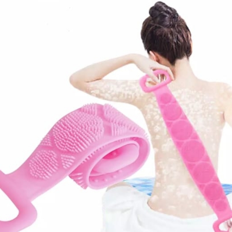 Silicon bath belt body brush massager
