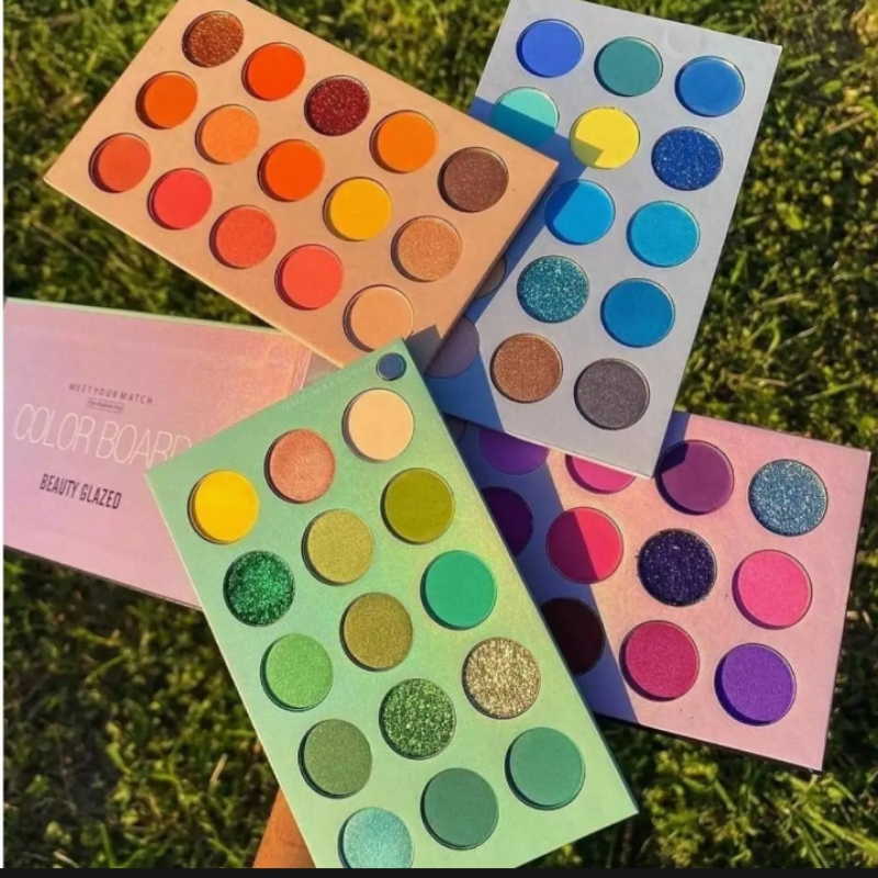 Beauty glazed 60 colors pearlescent matte eyeshadow eye cosmetic makeup pal