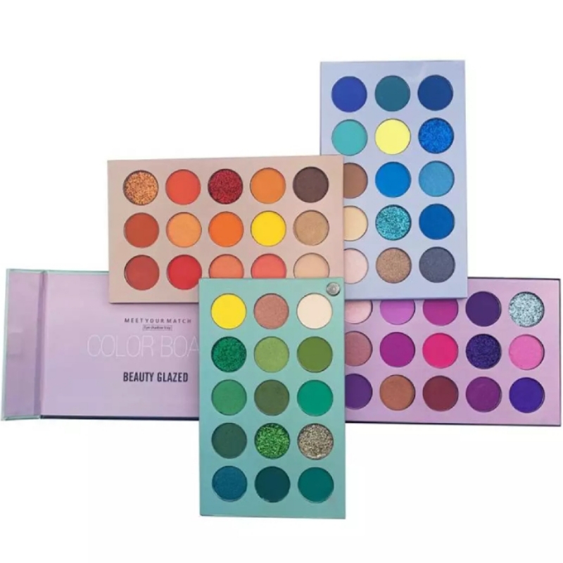 Beauty glazed 60 colors pearlescent matte eyeshadow eye cosmetic makeup pal