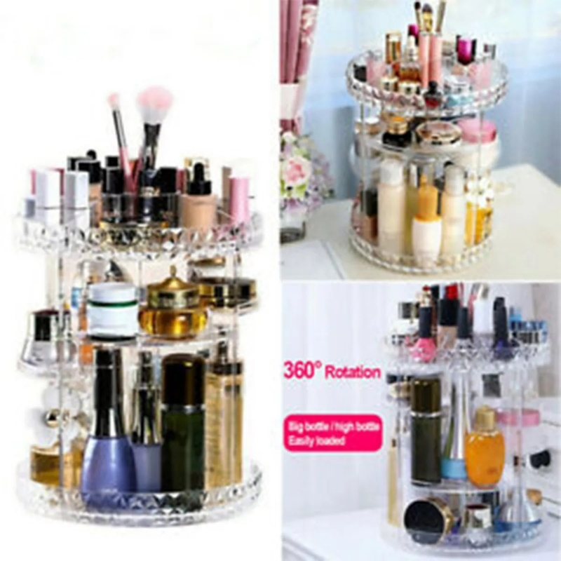 360 Degree Rotating Cosmetic Storage Box