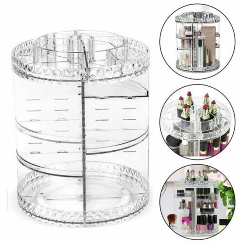 360 Degree Rotating Cosmetic Storage Box